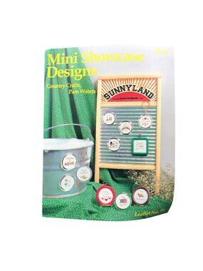Vintage Cross Stitch Patterns, Mini Showcase Designs by Pam Waters, Country